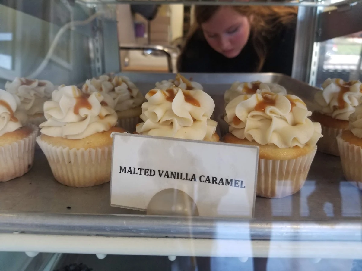Malted Vanilla Caramel Cupcake