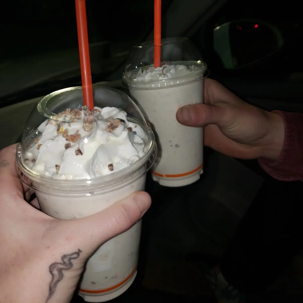 Carmel M&M Milkshake