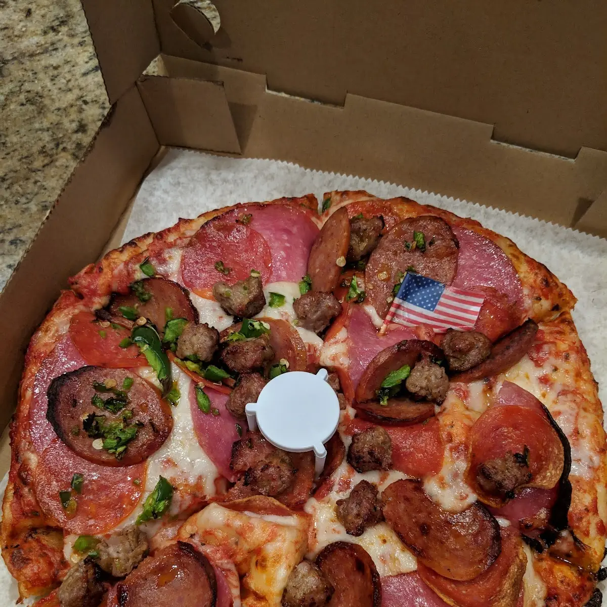 Kid's 8 Pizza with Three Toppings