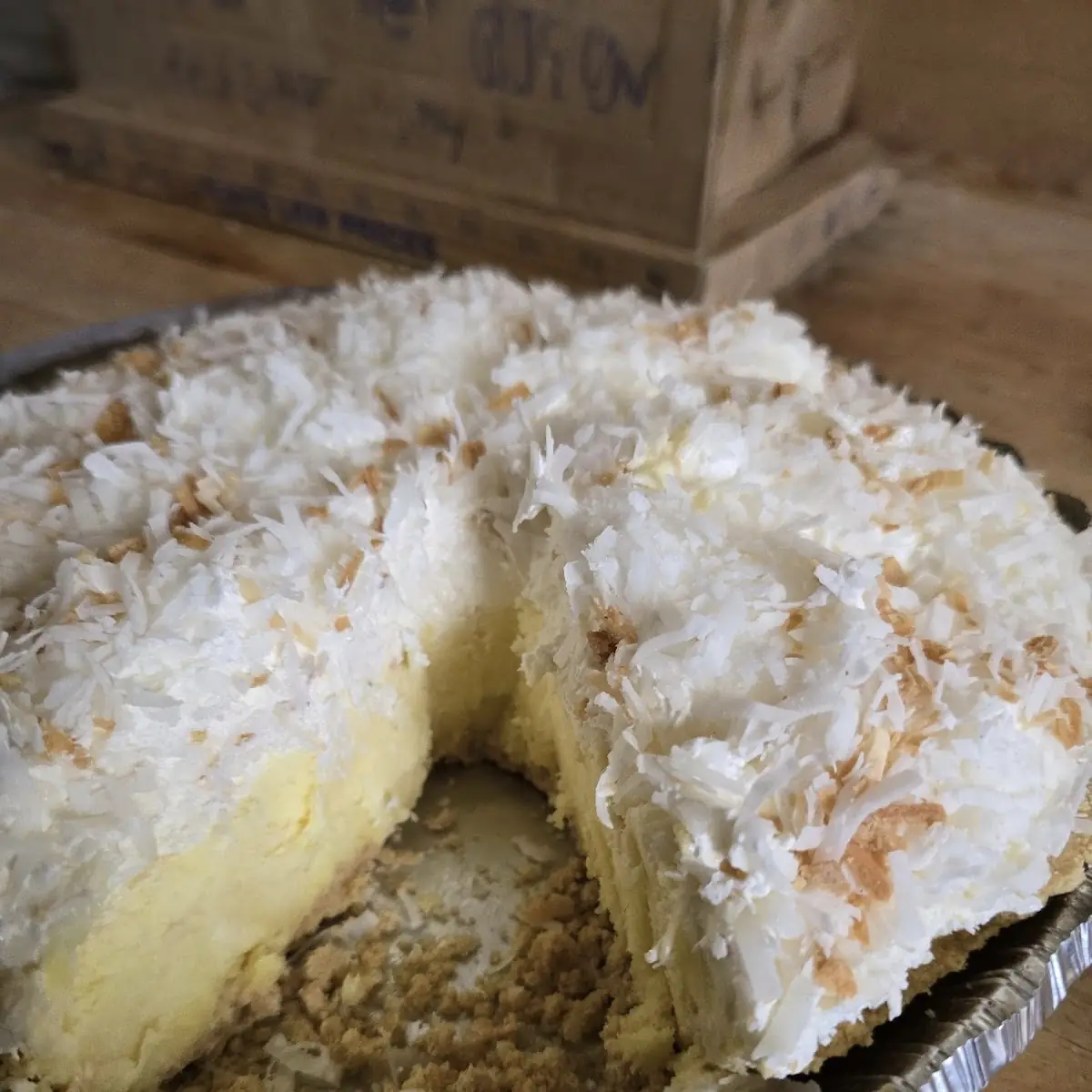 Whole Coconut Cream Pie