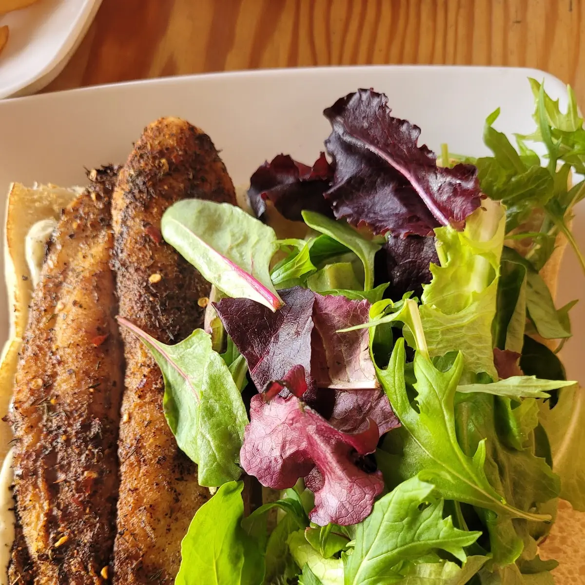 Blackened Fish Sandwhich Whole, The Carvery
