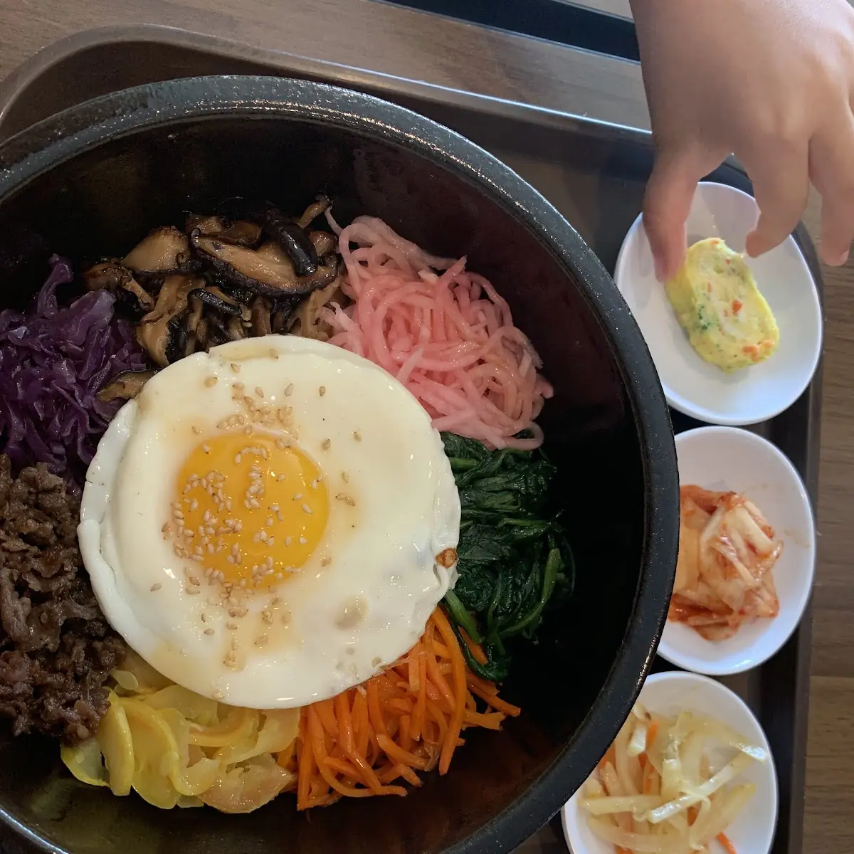 Dolsot Bibimbap with Beef