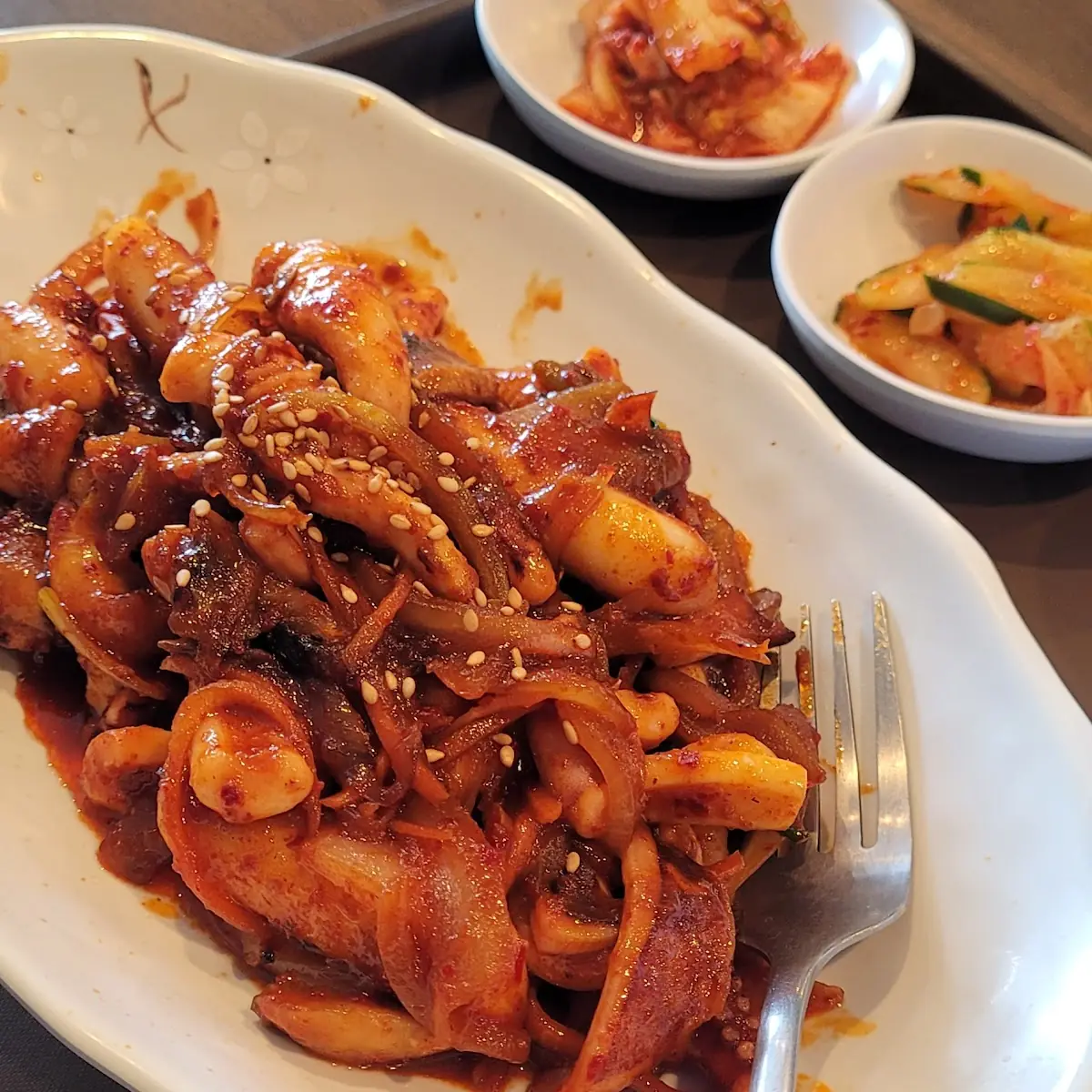 Spicy Squid Stir Fry