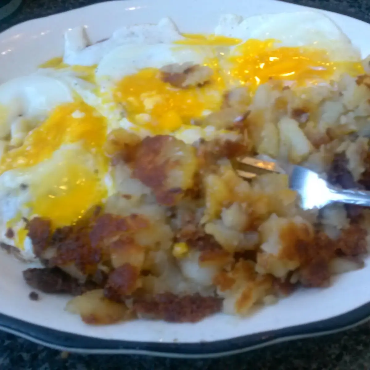 Corned Beef Hash & Eggs