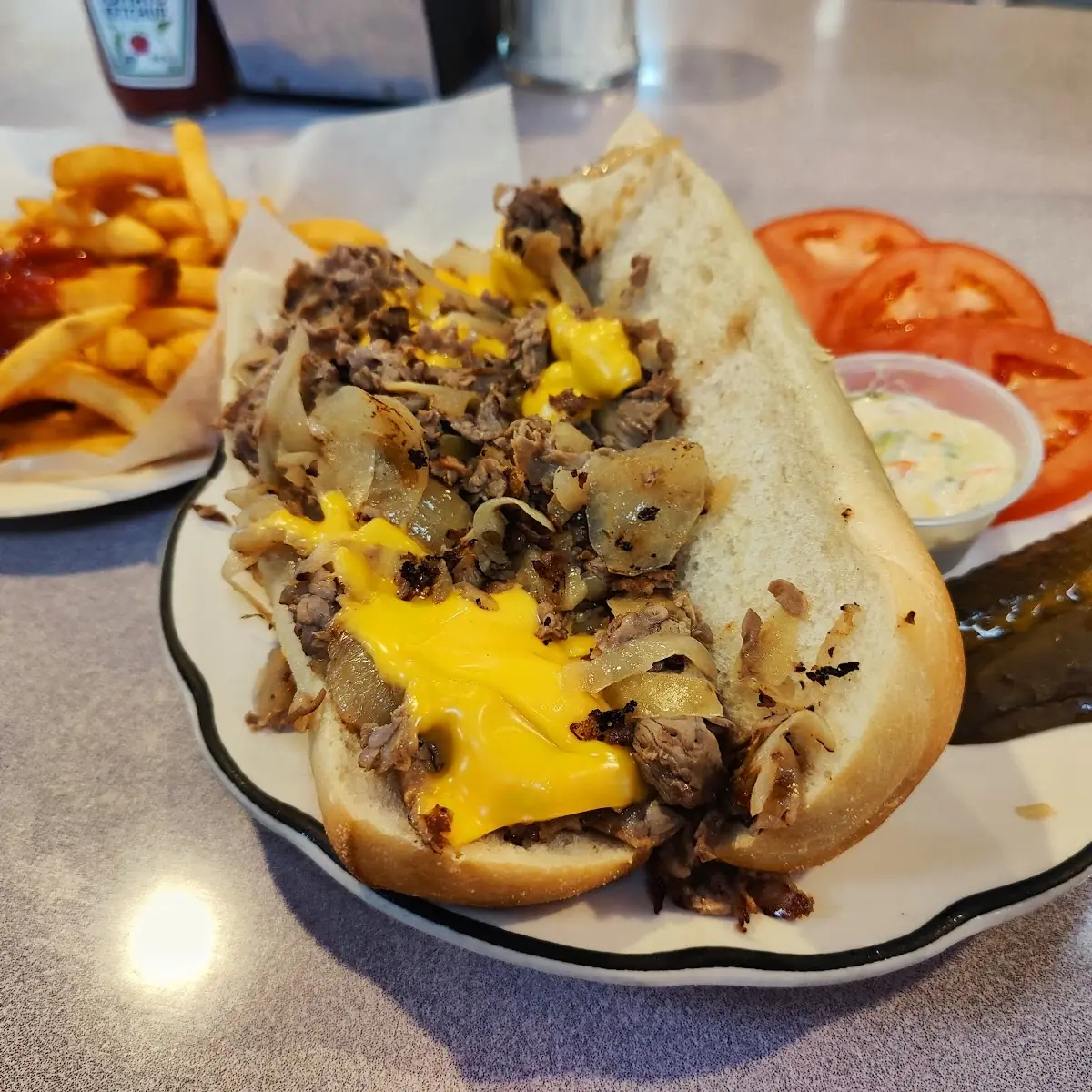 Philly Cheese Steak Sandwich