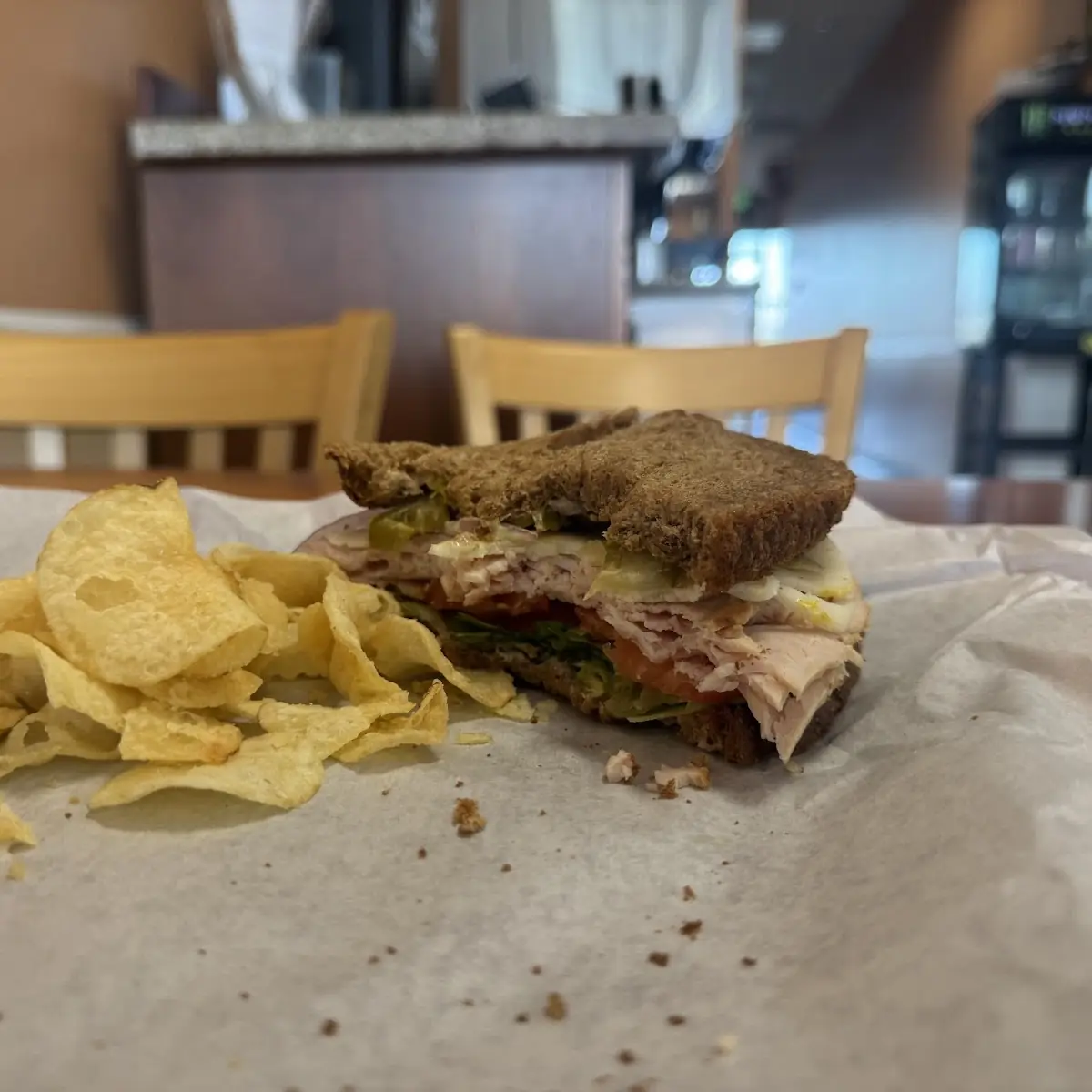 Turkey and Cheese Sandwich