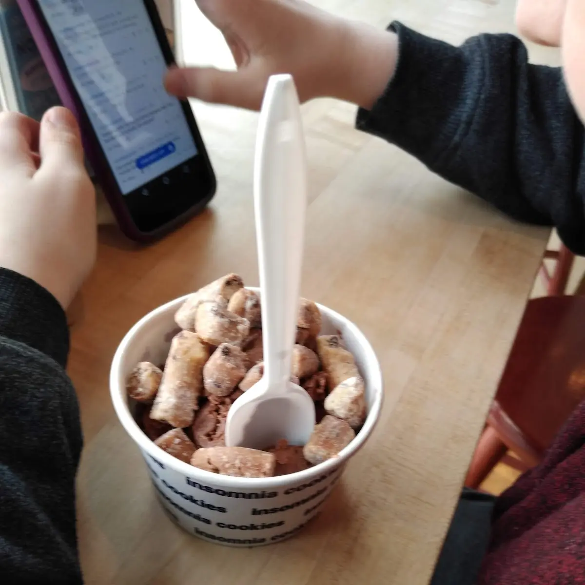 Chocolate Ice Cream with Reese's