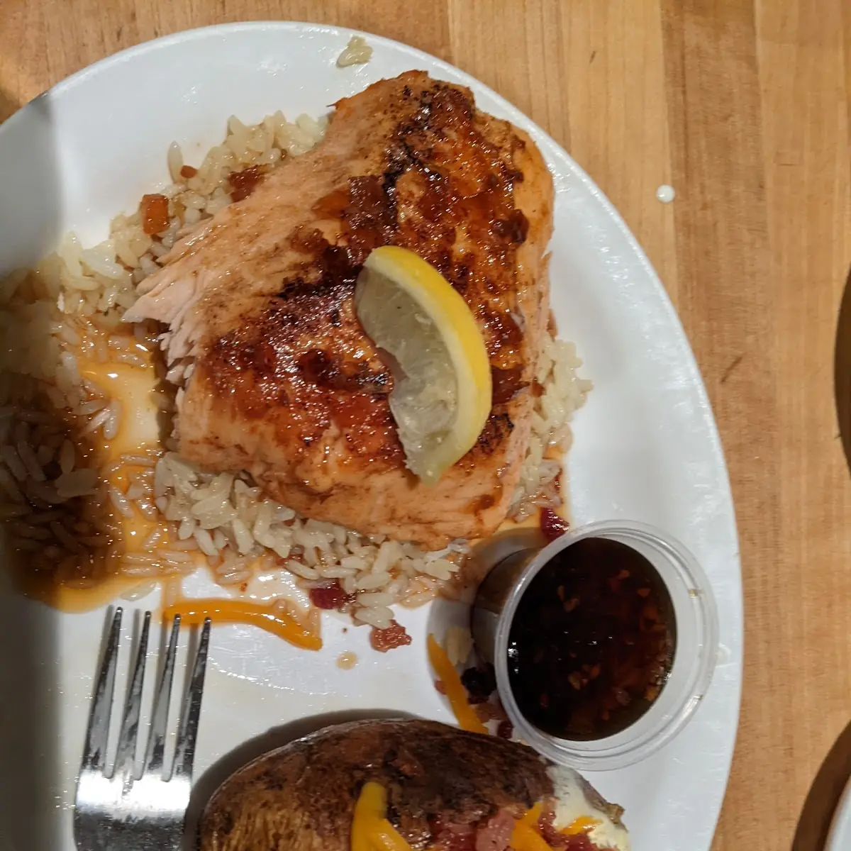 Bourbon Glazed Salmon