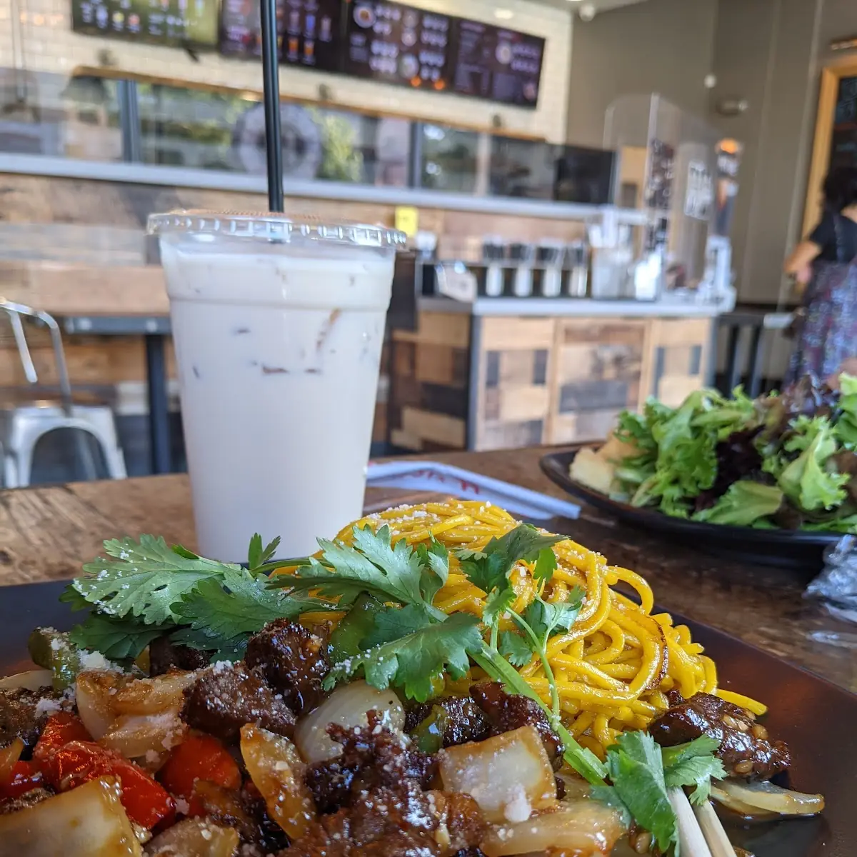Shaken Beef Garlic Noodles