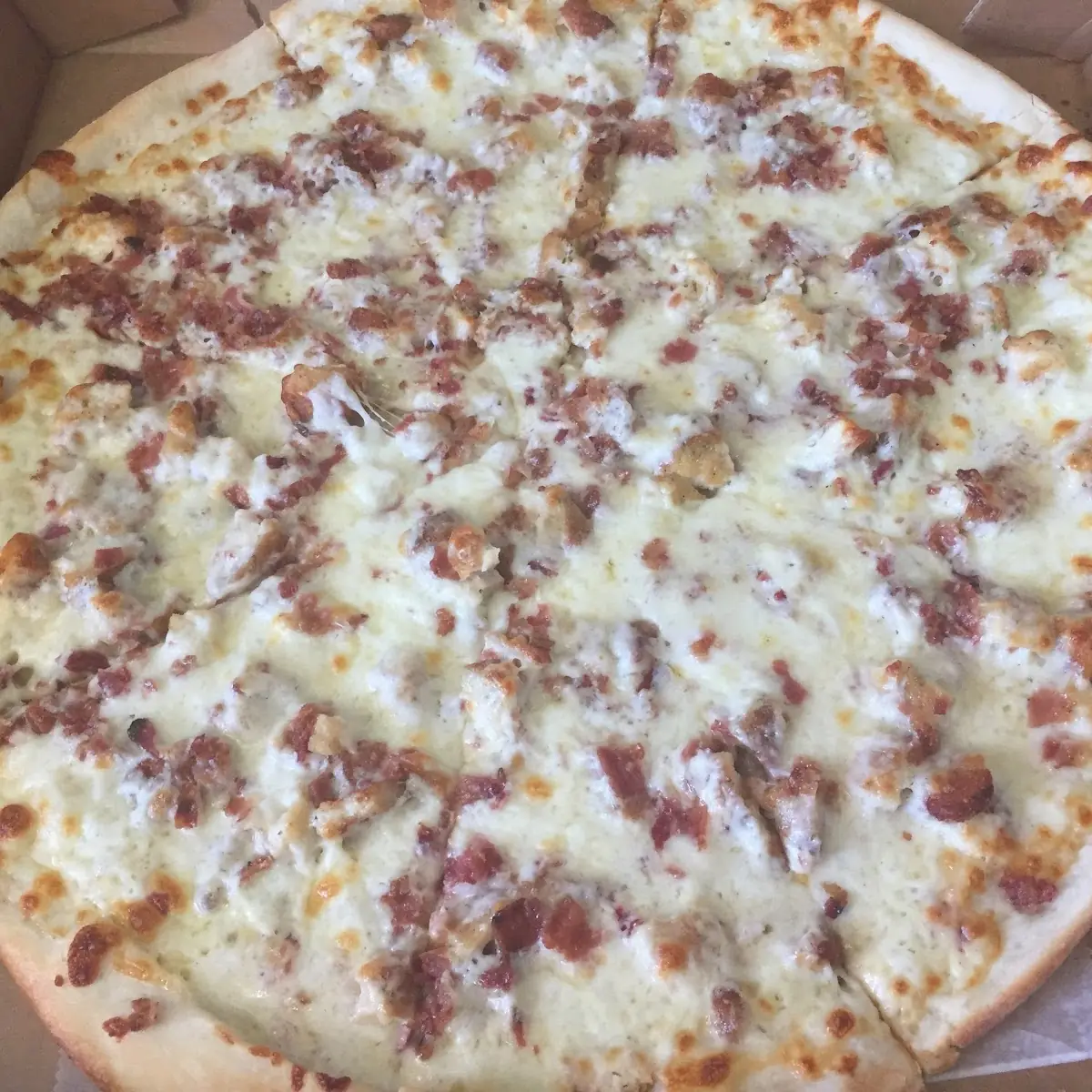 Chicken Bacon Ranch Pizza