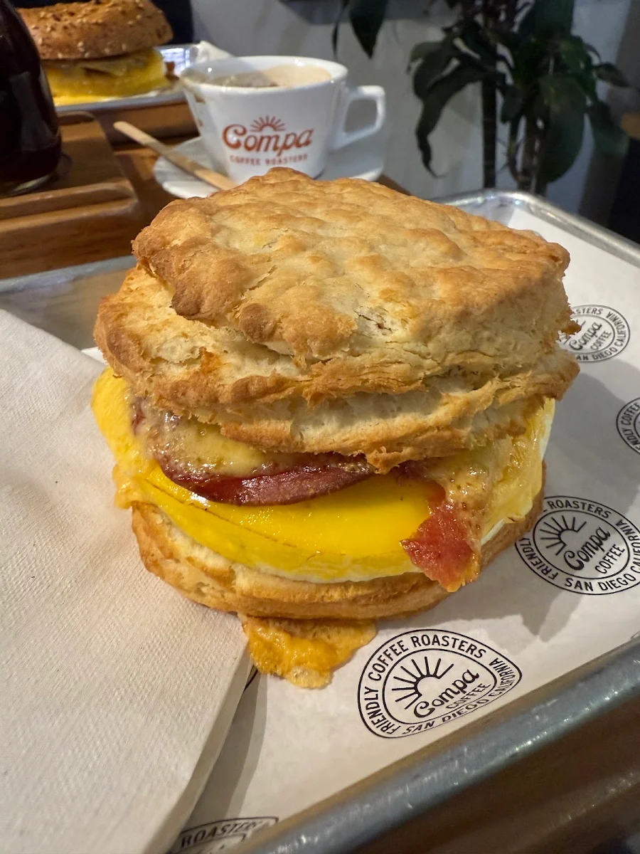 Biscuit Breakfast Sandwich 2 Eggs