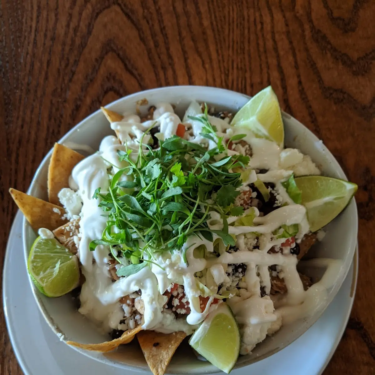 Nachos with Braised Chicken
