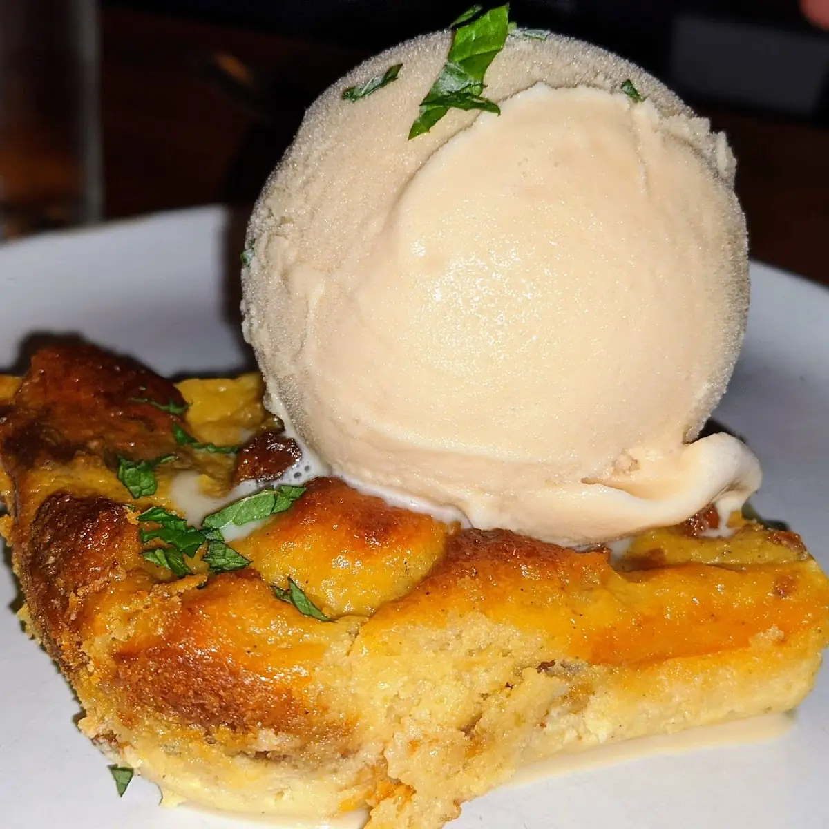 White Chocolate & Orange Bread Pudding V