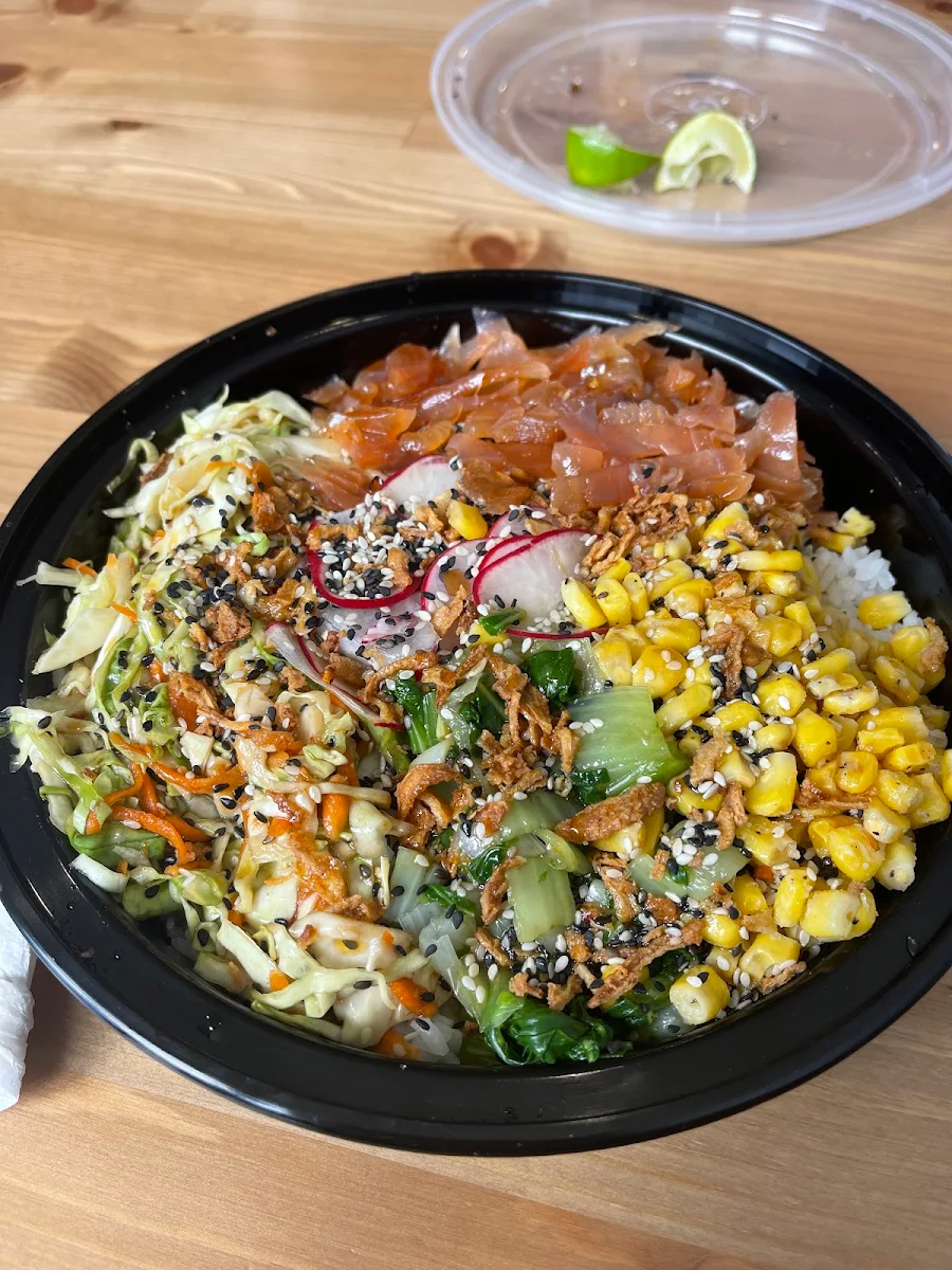 Smoked Salmon Poke Bowl, From Scratch Cafe Bistro
