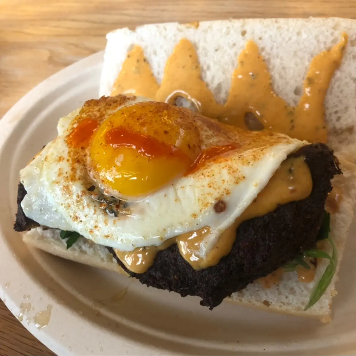 Boudin Breakfast Sandwich