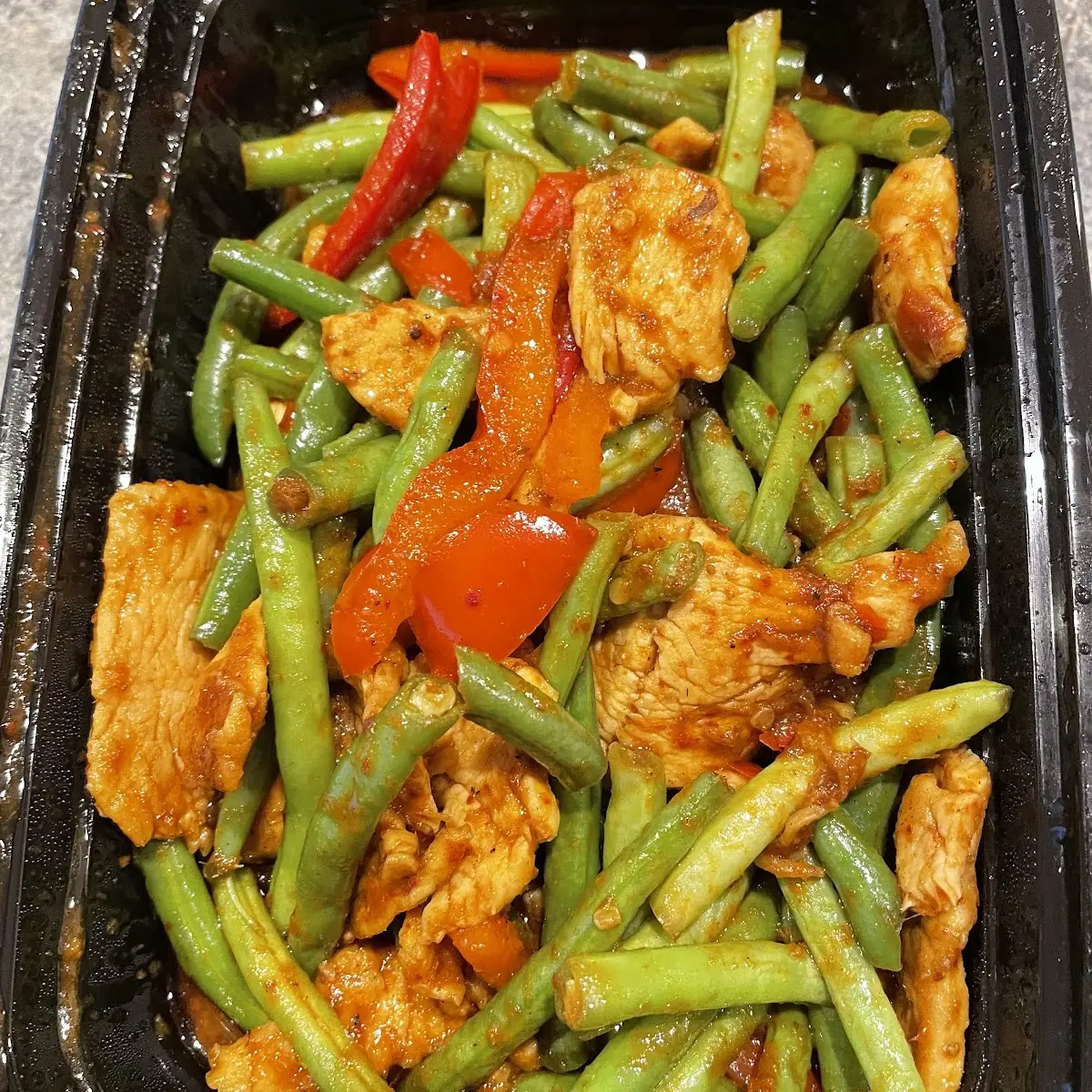 Pad Prik King w Rice