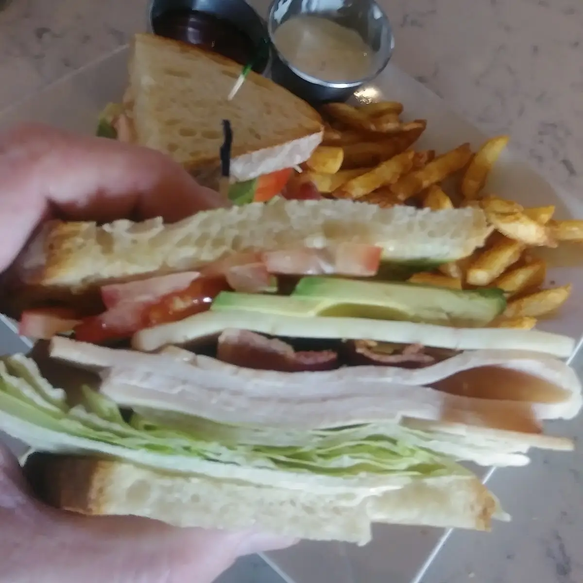 Turkey Bacon Avocado Sandwich