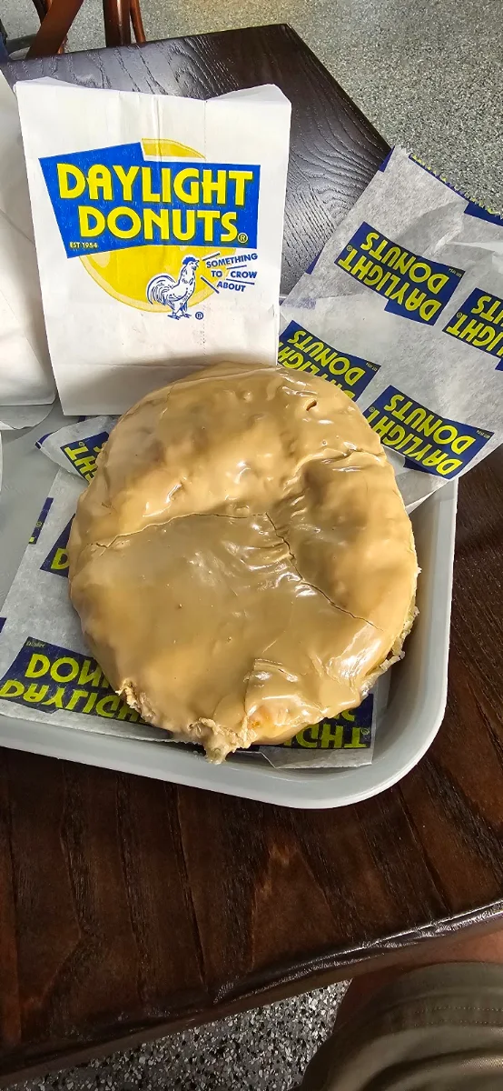 Maple Iced Cinnamon Roll