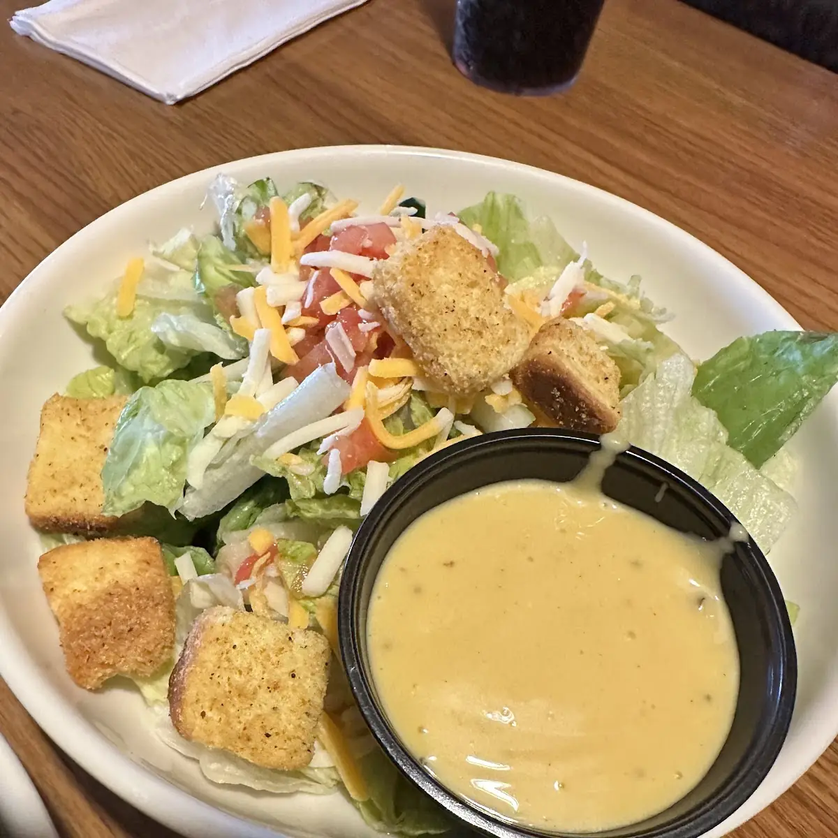 House Salad with Honey Mustard Dressing