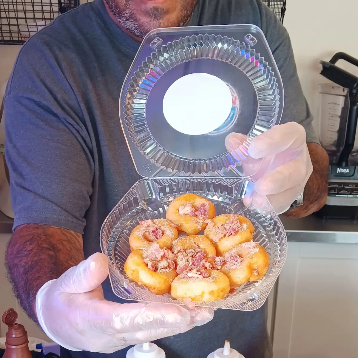 Maple Bacon Mini Doughnut