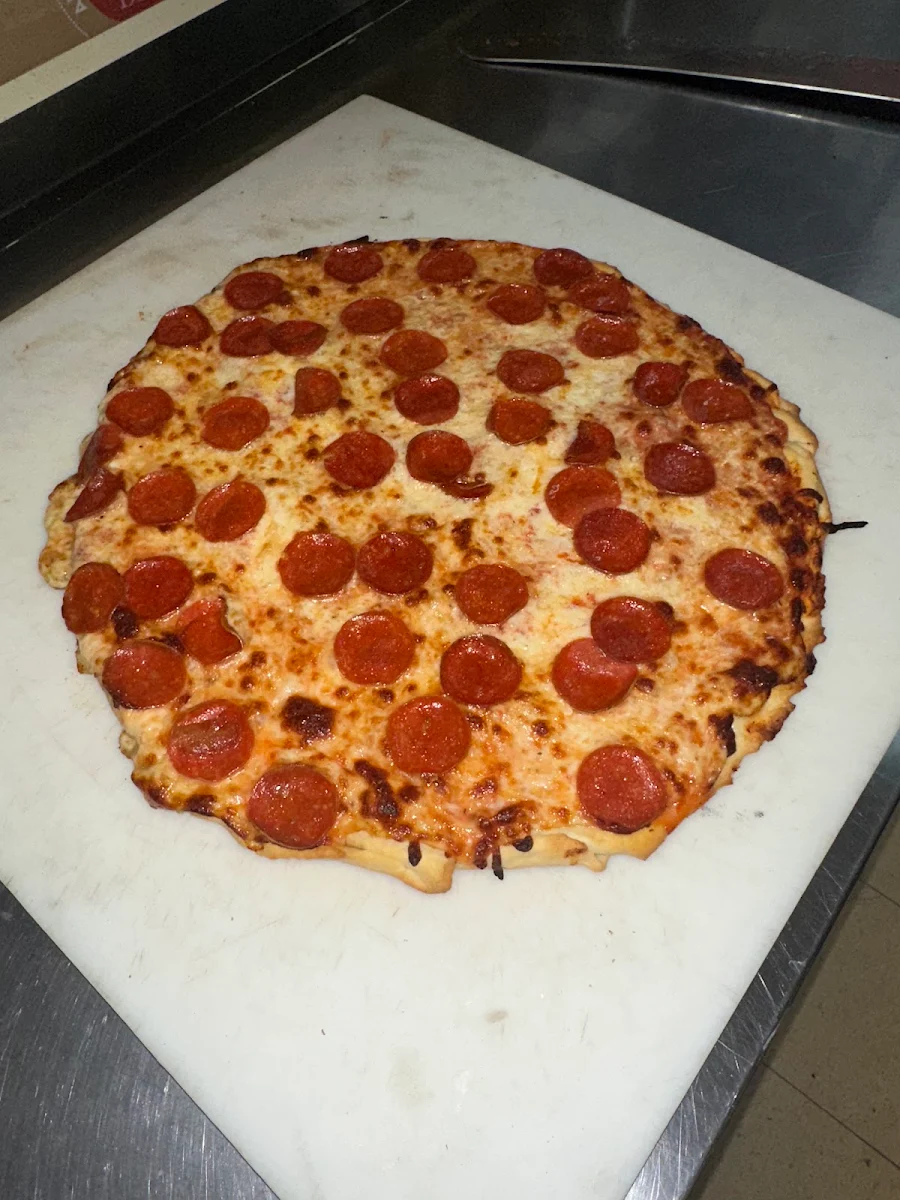 Pepperoni Pizza Slice & Drink