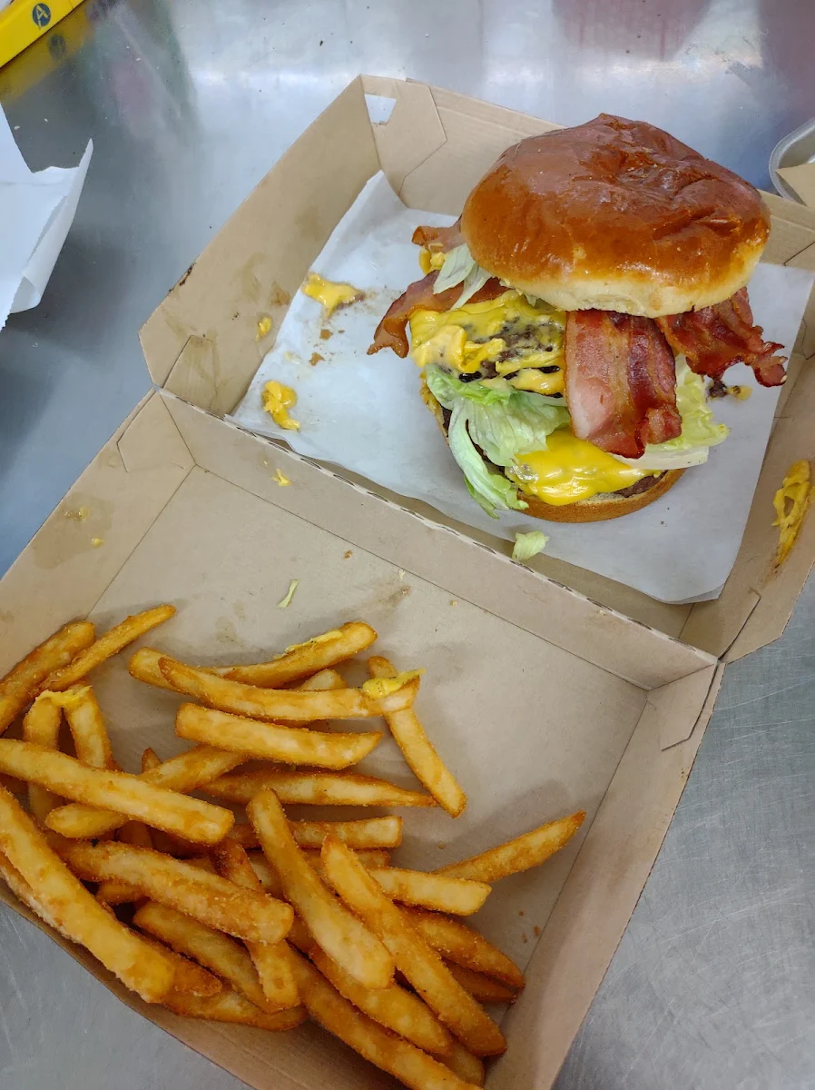 Triple Bacon Cheese Burger