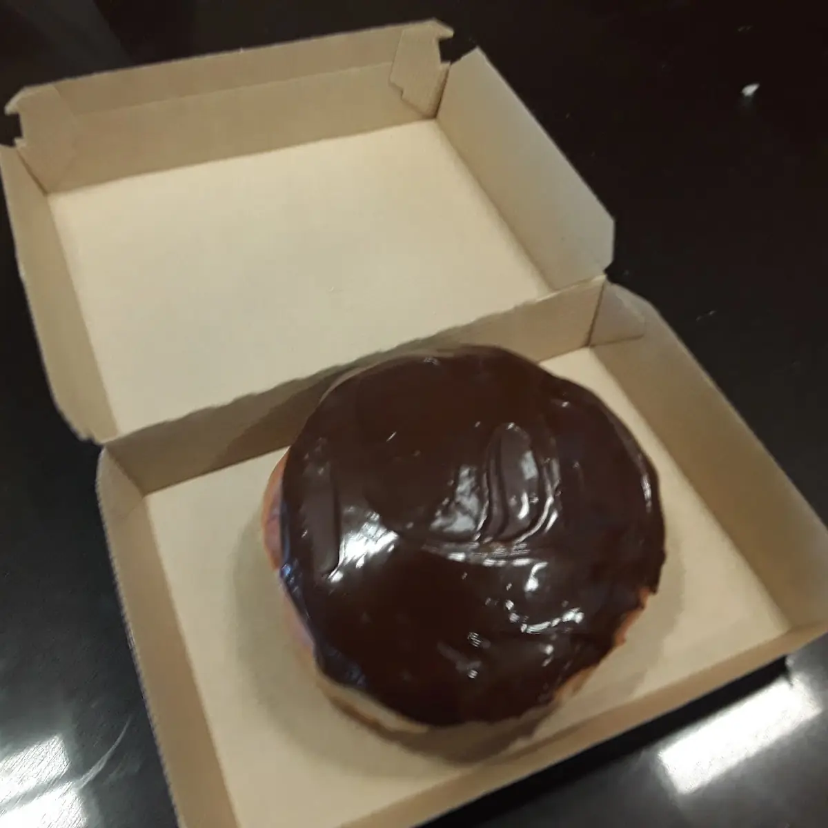 Chocolate Frosted Cinnamon Roll