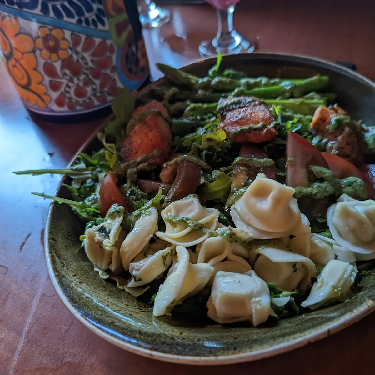 Pesto Salmon Salad