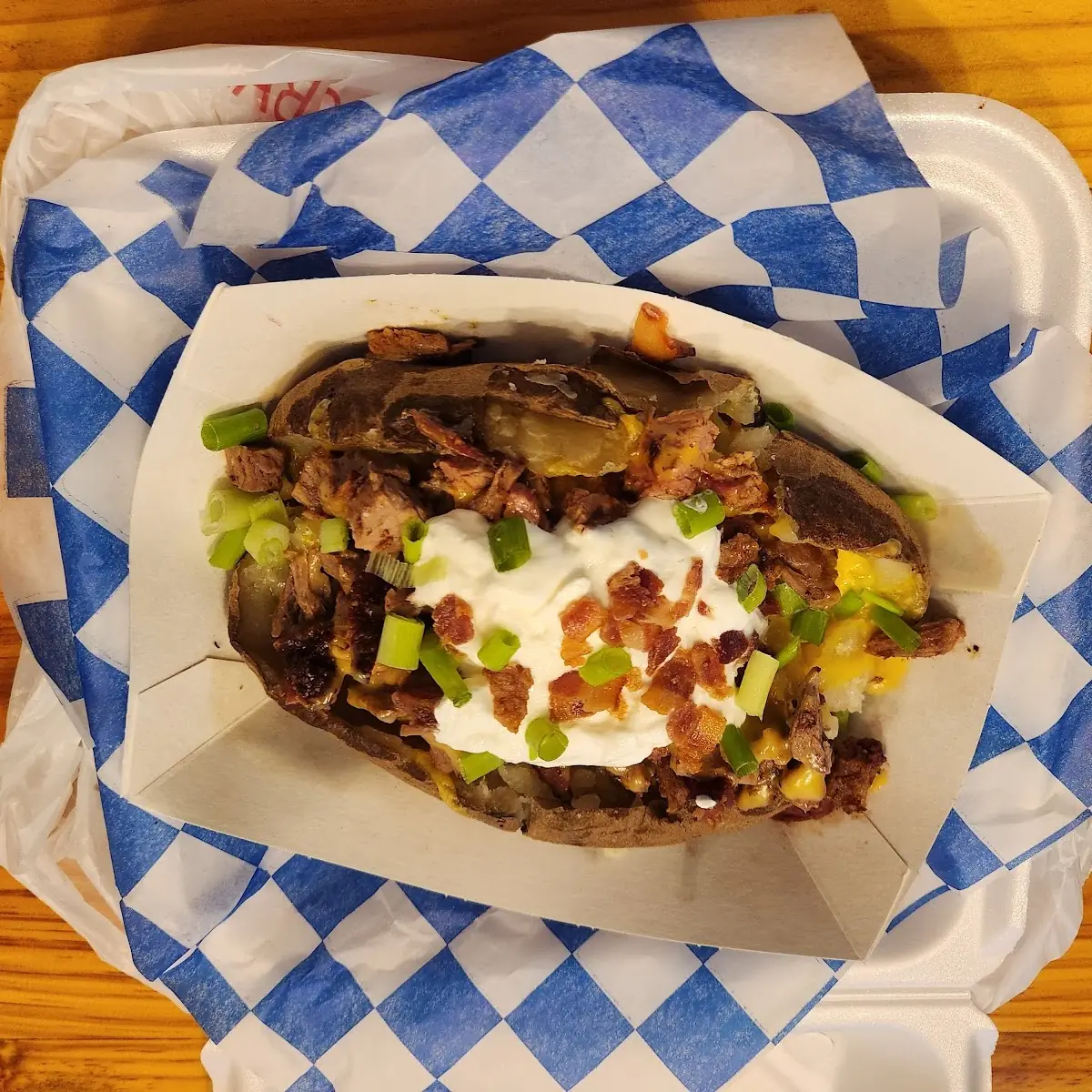 Brisket Baked Potato