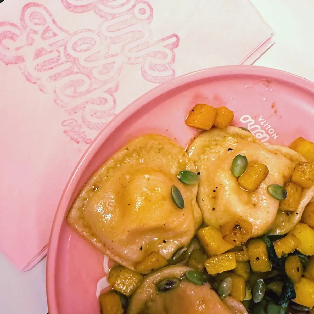 Heart Shaped Butternut Squash Ravioli