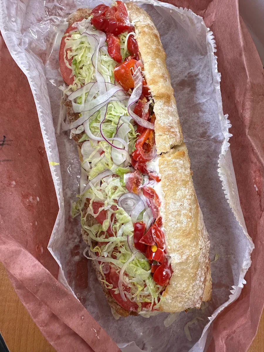Chicken Cutlet Hero with Sweet Peppers