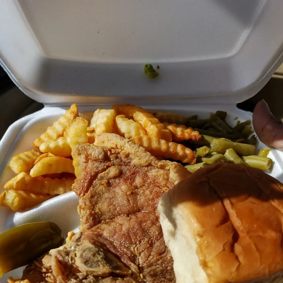 Fried Pork Chops Dinner