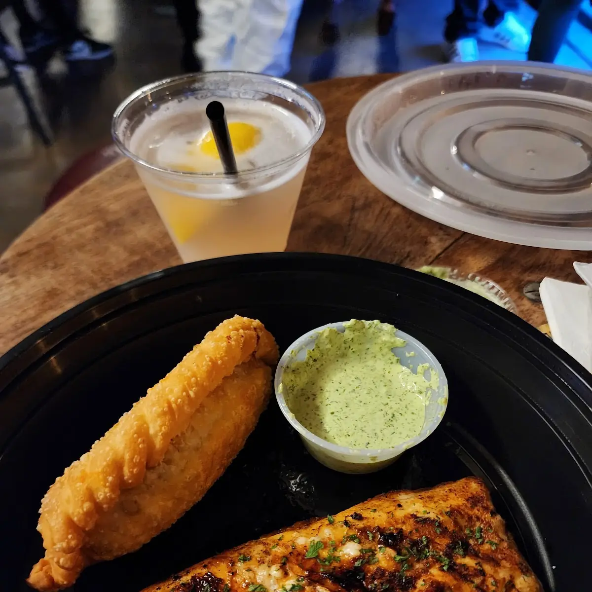 Grilled Salmon Oxtail Empanadasa
