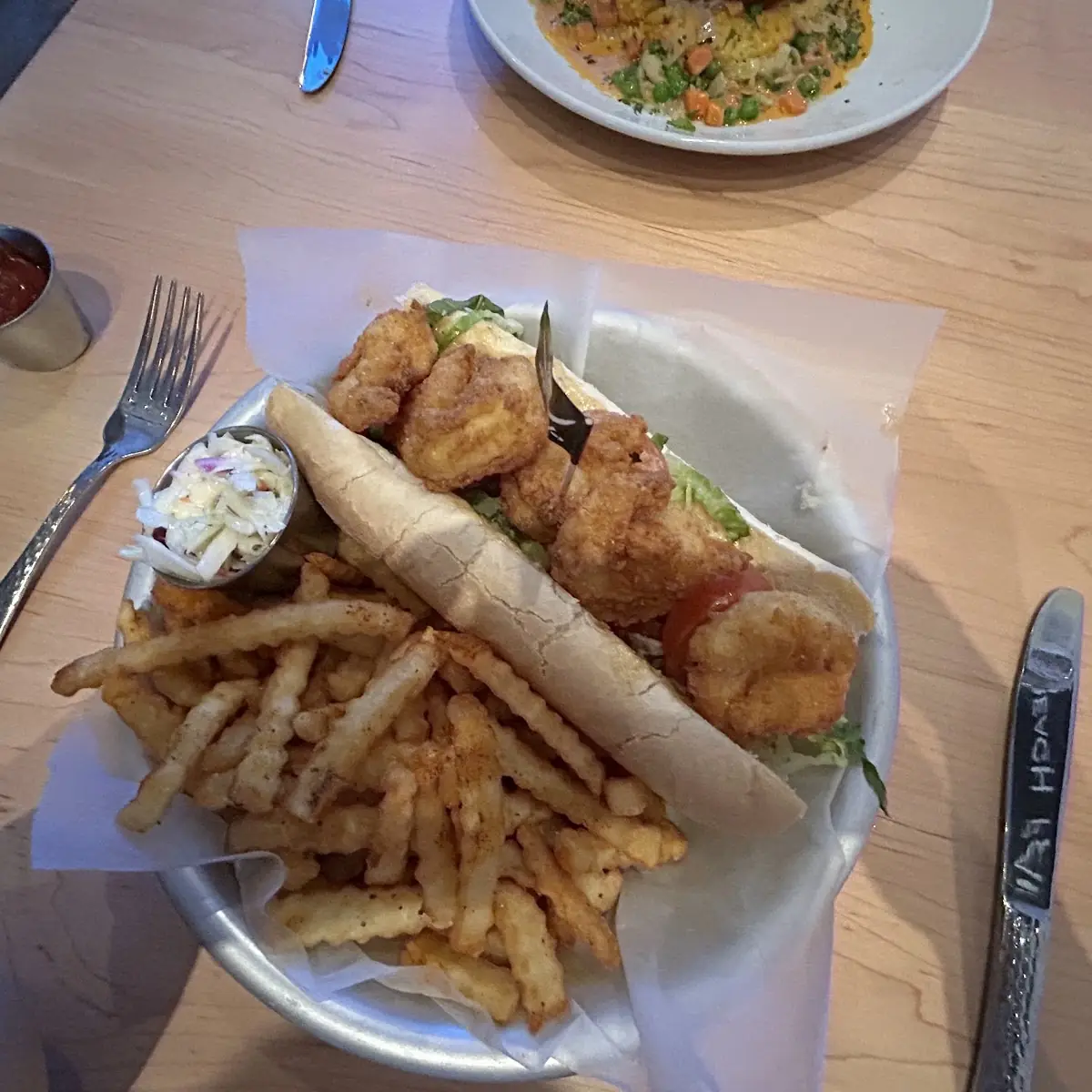 Crispy Shrimp PO Boy