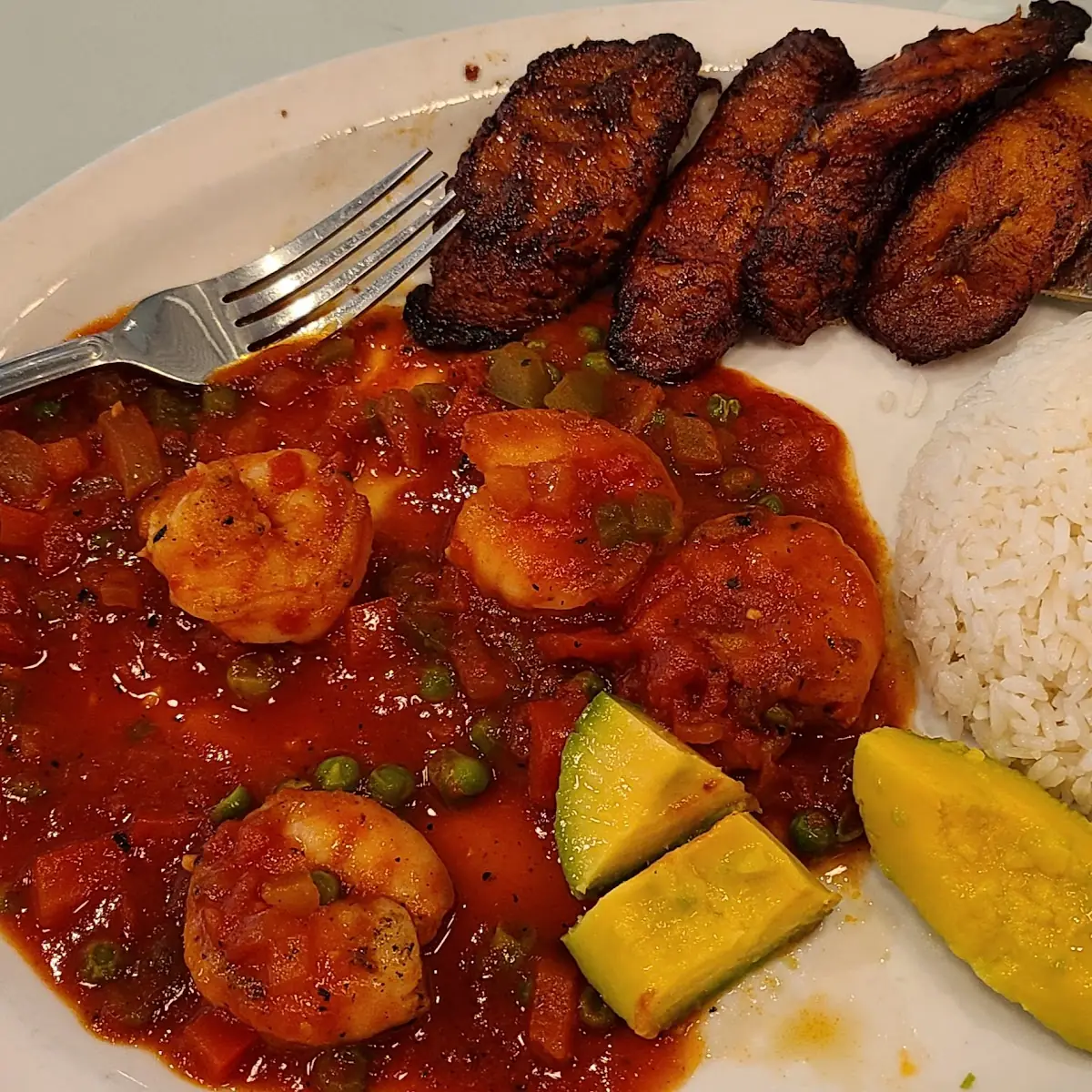 Creole Shrimp Platter
