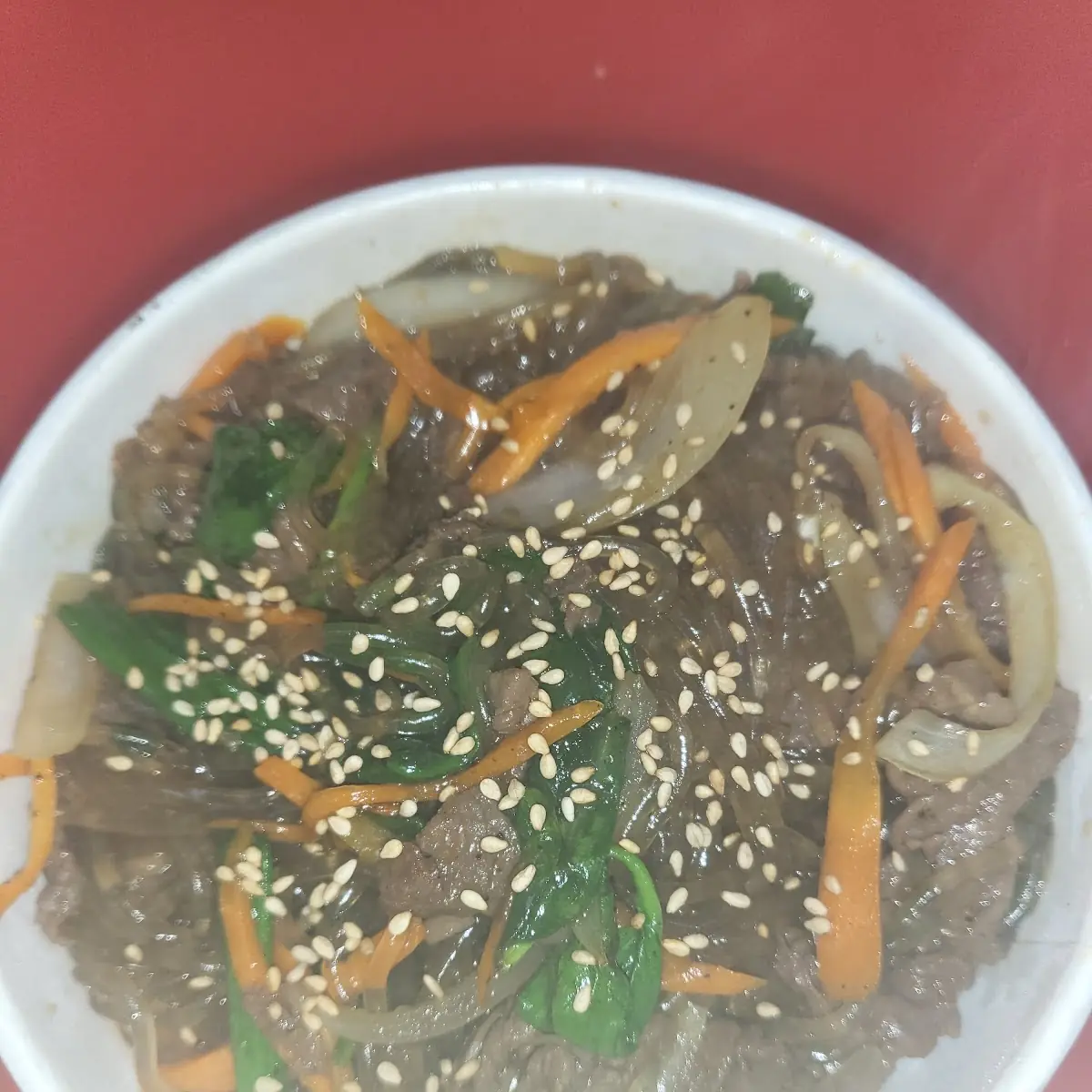 Japchae Rice Bowl