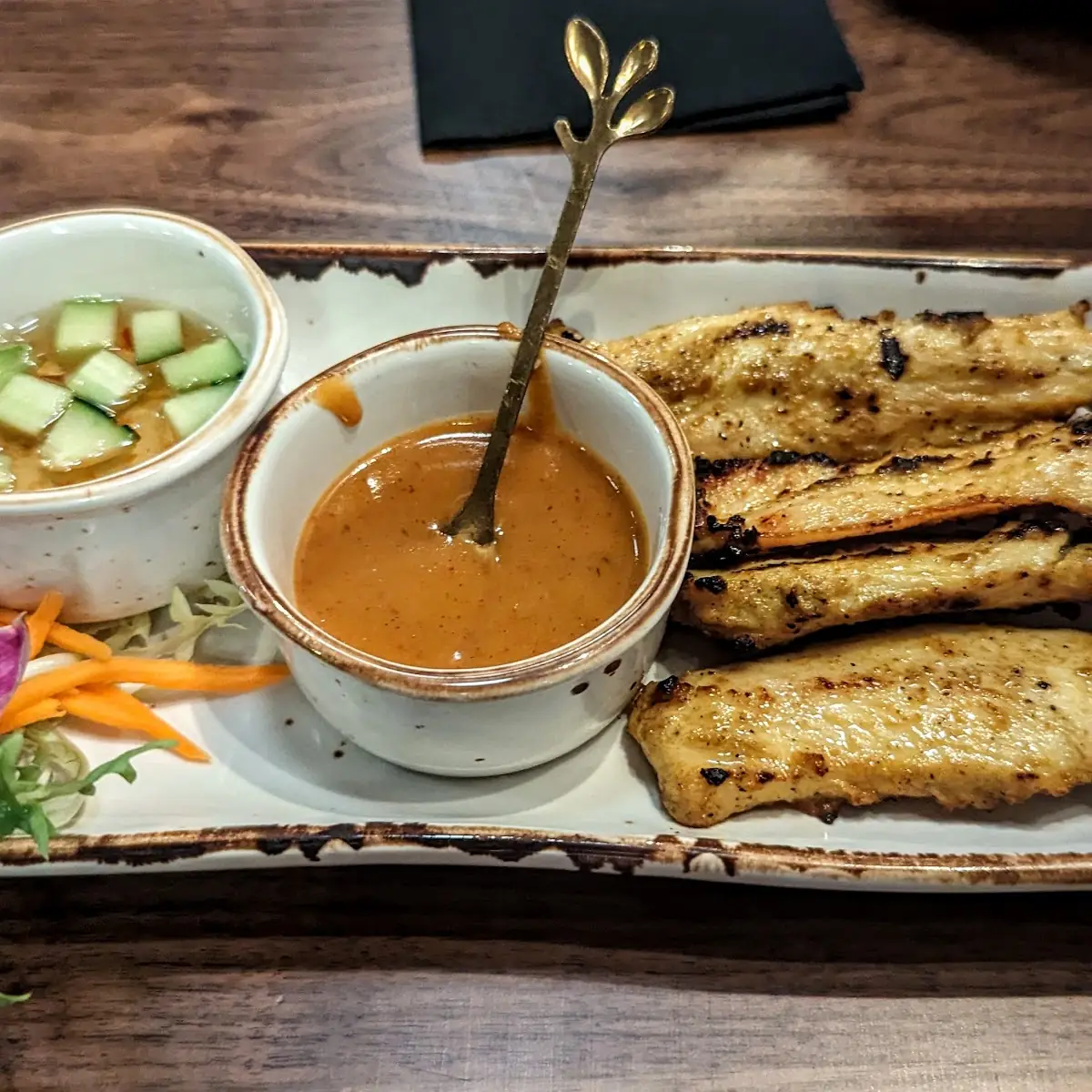 Chicken Satay with Dipping Sauces