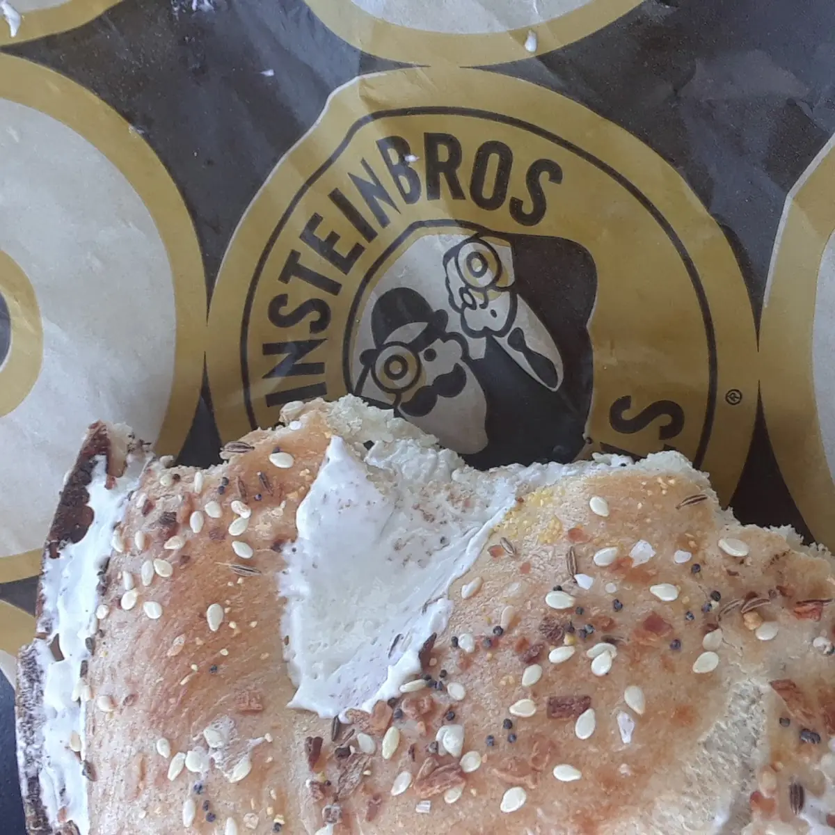 Everything Bagel with Cream Cheese