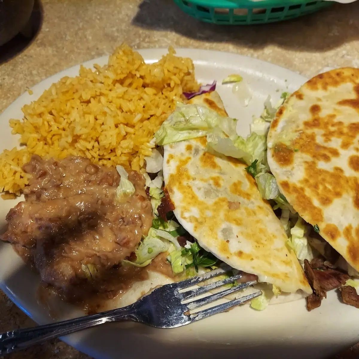 #14 One Tamale & One small Quesadilla combo