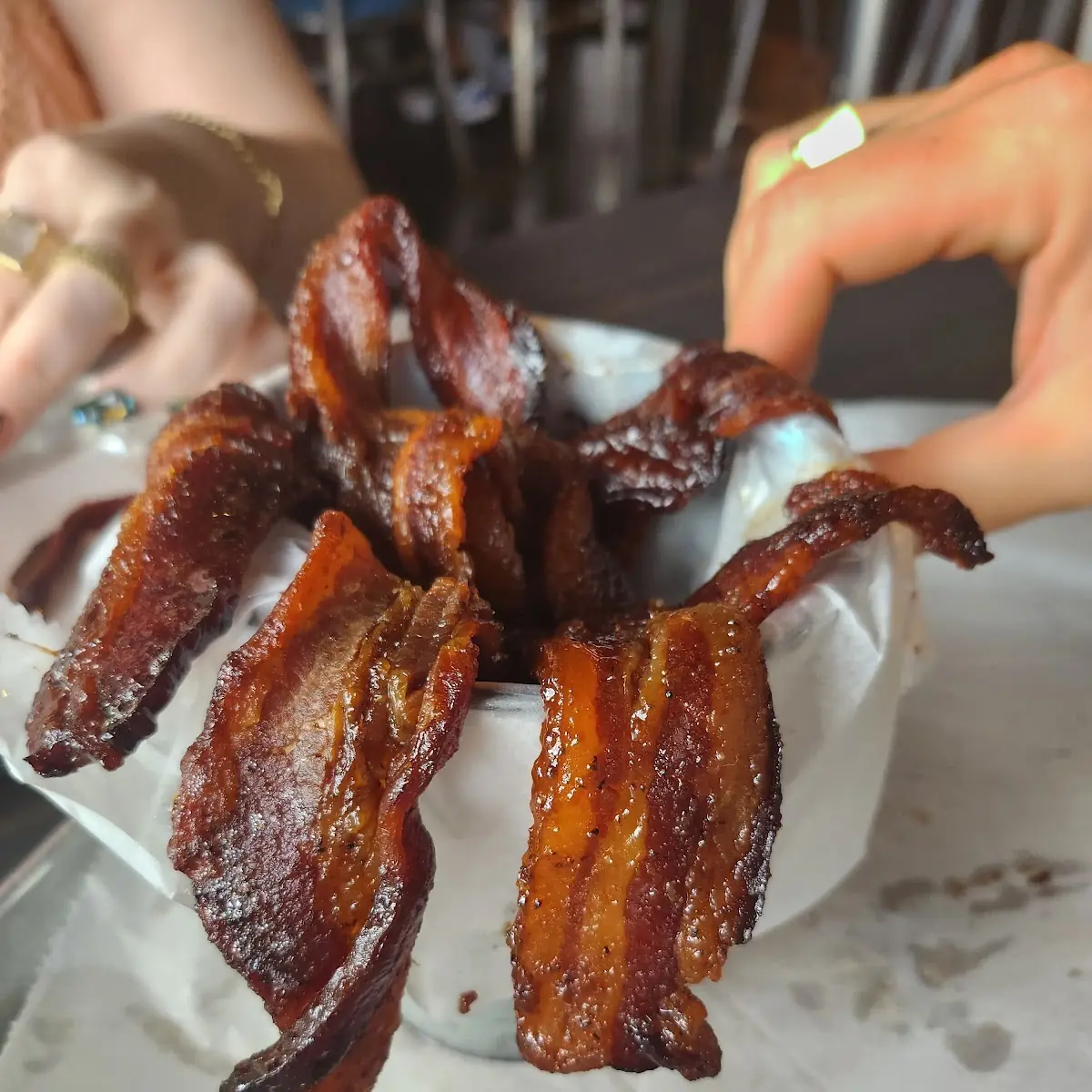 Candied Bacon Bucket