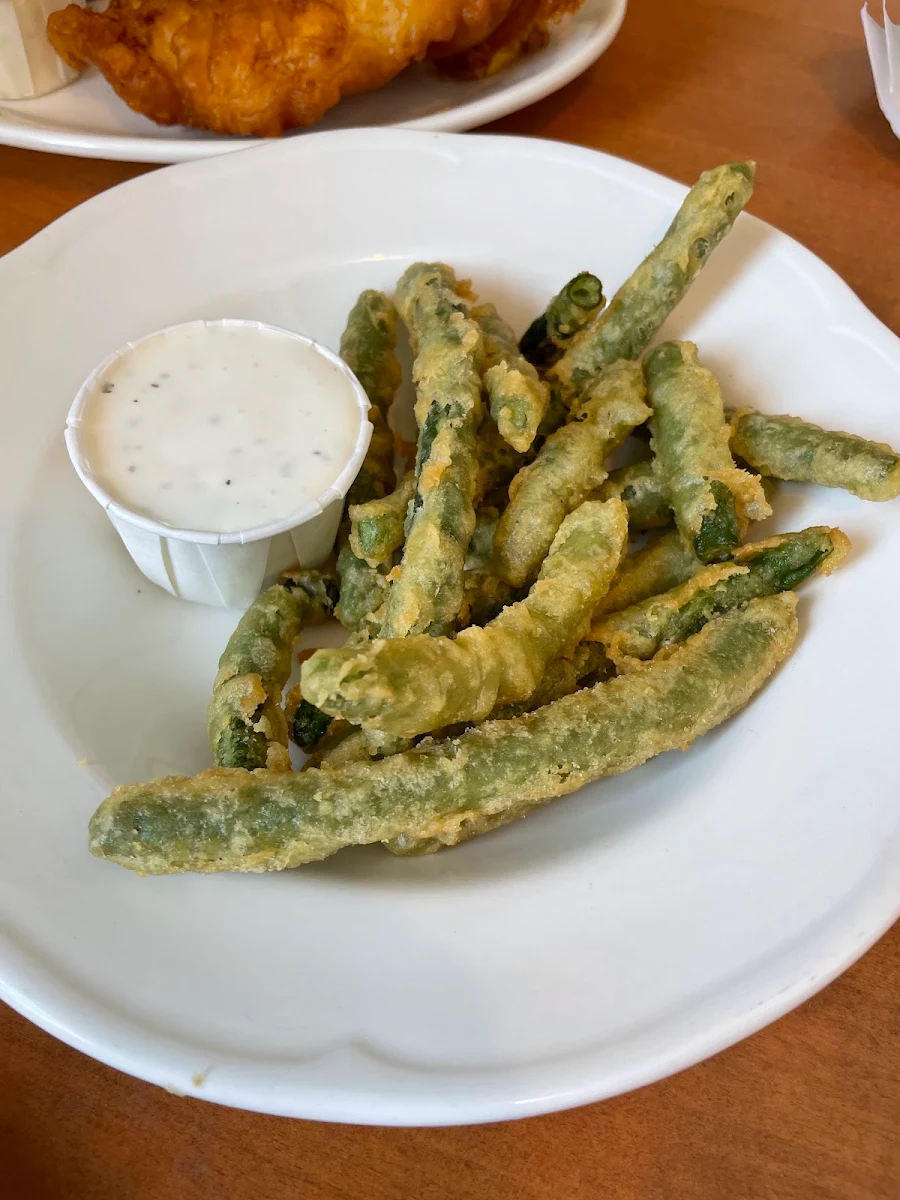 Tempura Green Beans, Dave's Fish & Chips