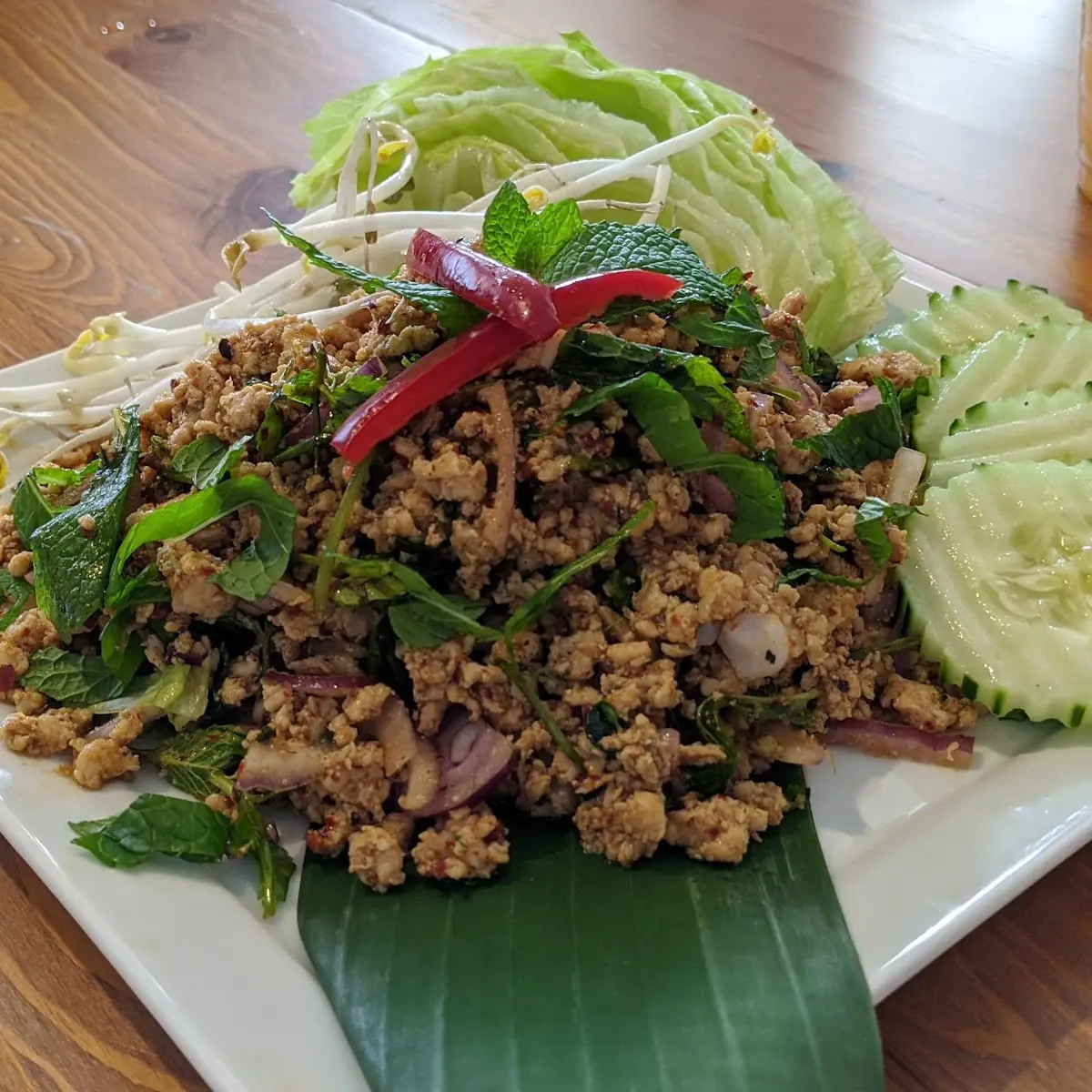 Chicken Larb Salad