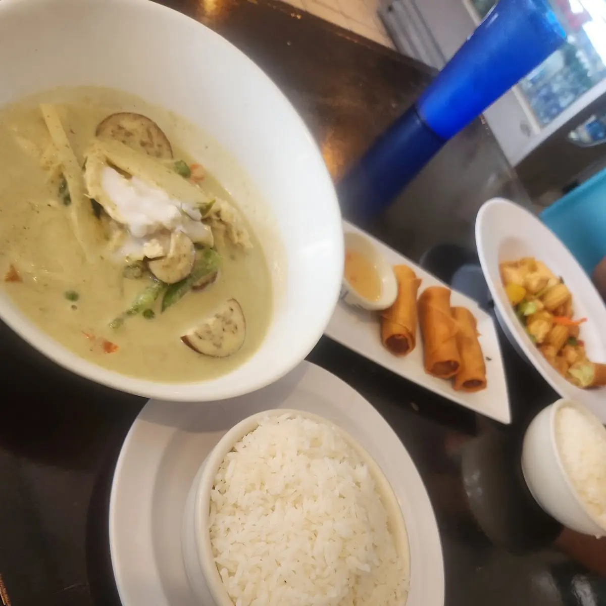 Green Curry Chicken and Rice