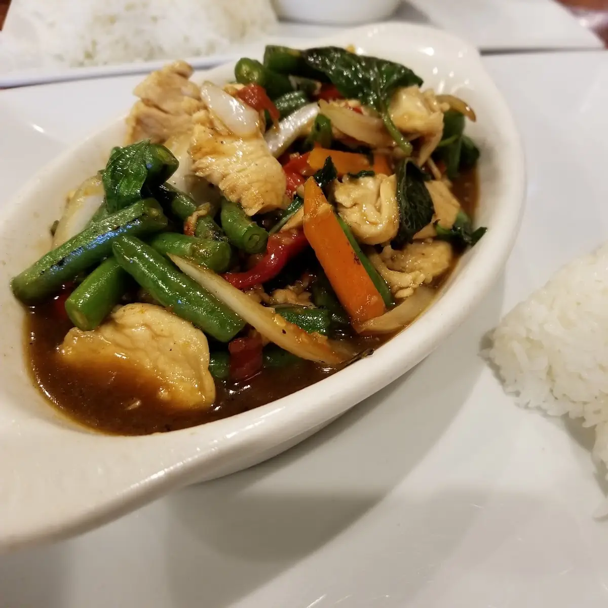 Chicken Stir Fry Kra Pow Basil