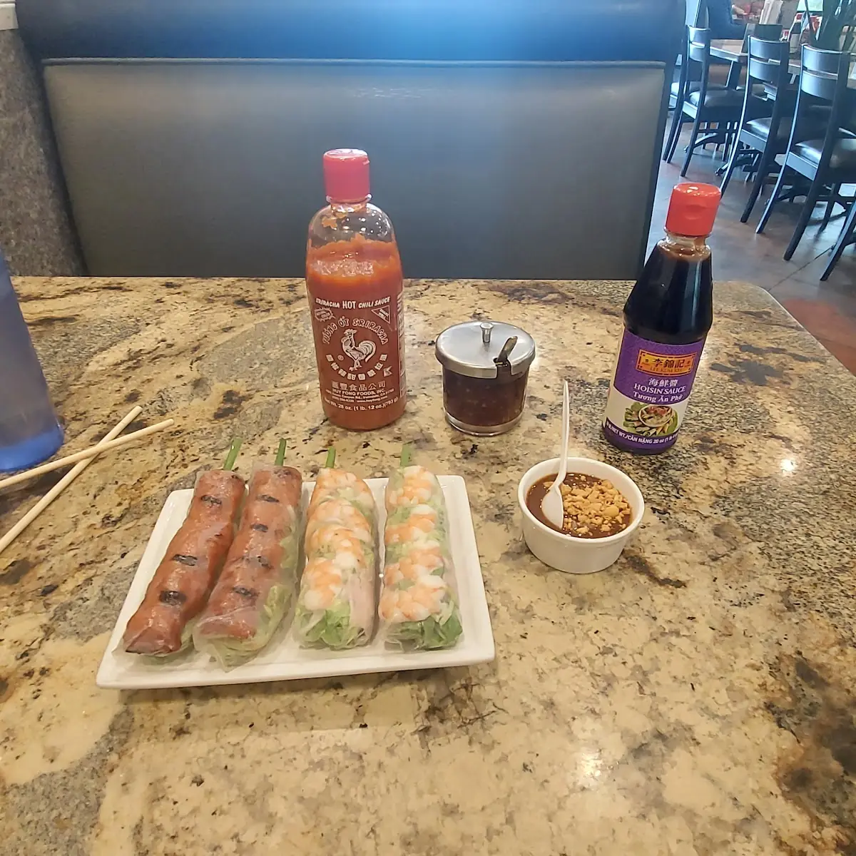 Spring Rolls Shrimp and BBQ Pork