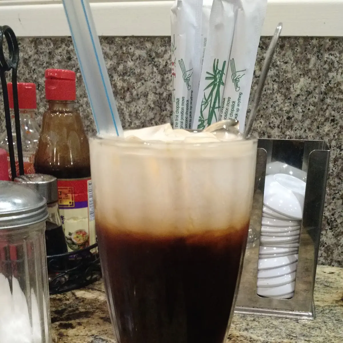 Thai Iced Tea w Boba