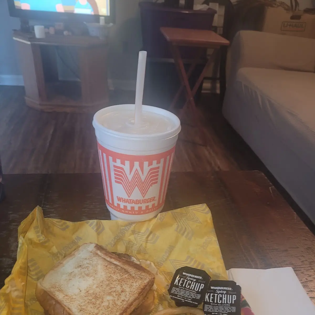 Patty Melt Medium Fries & Medium Zero Calorie Lemonade