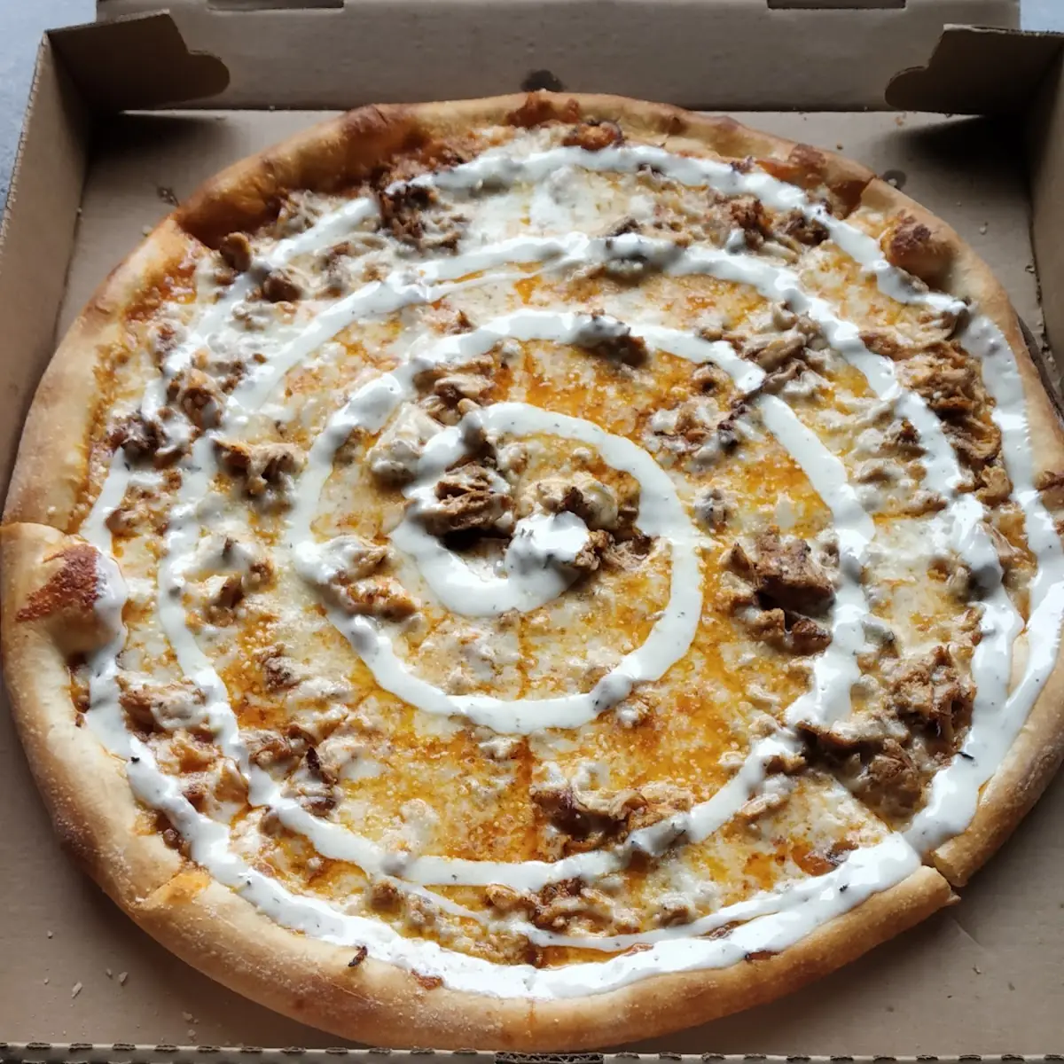 Buffalo Chicken Pizza with Ranch