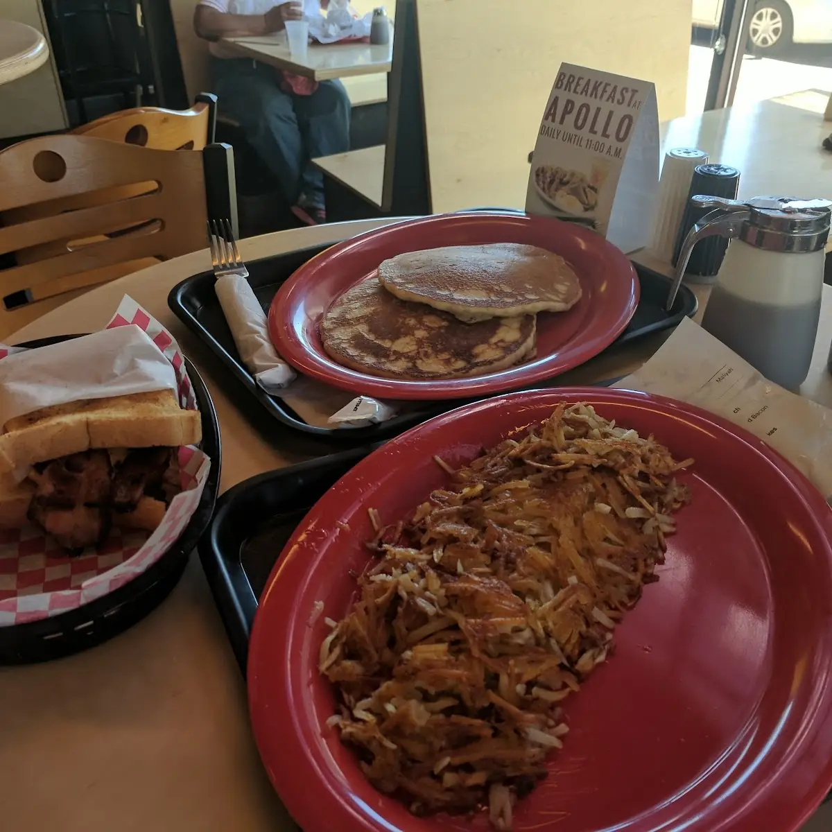 Hash Browns Pancakes blt Sandwich