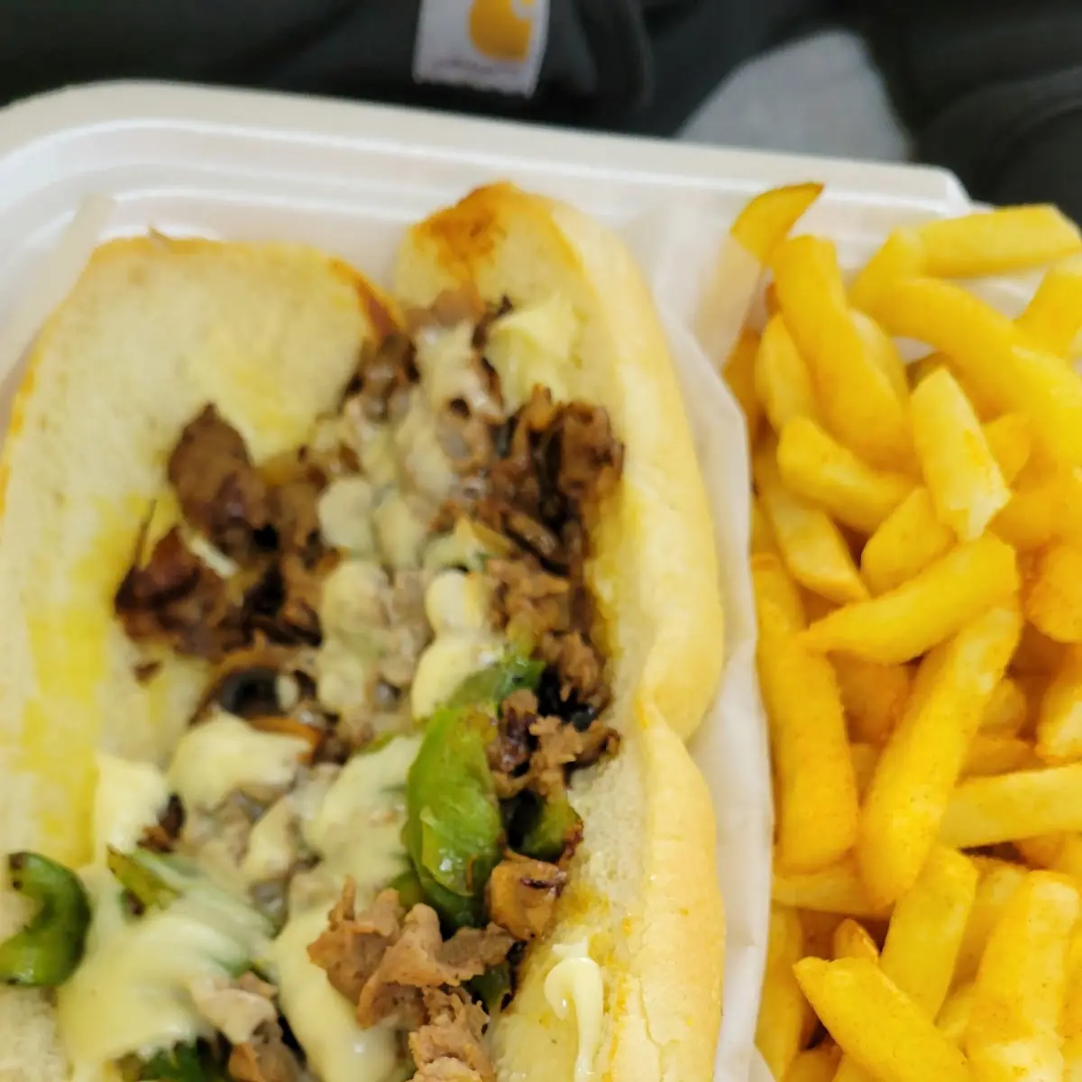 Philly Cheesesteak and Fries